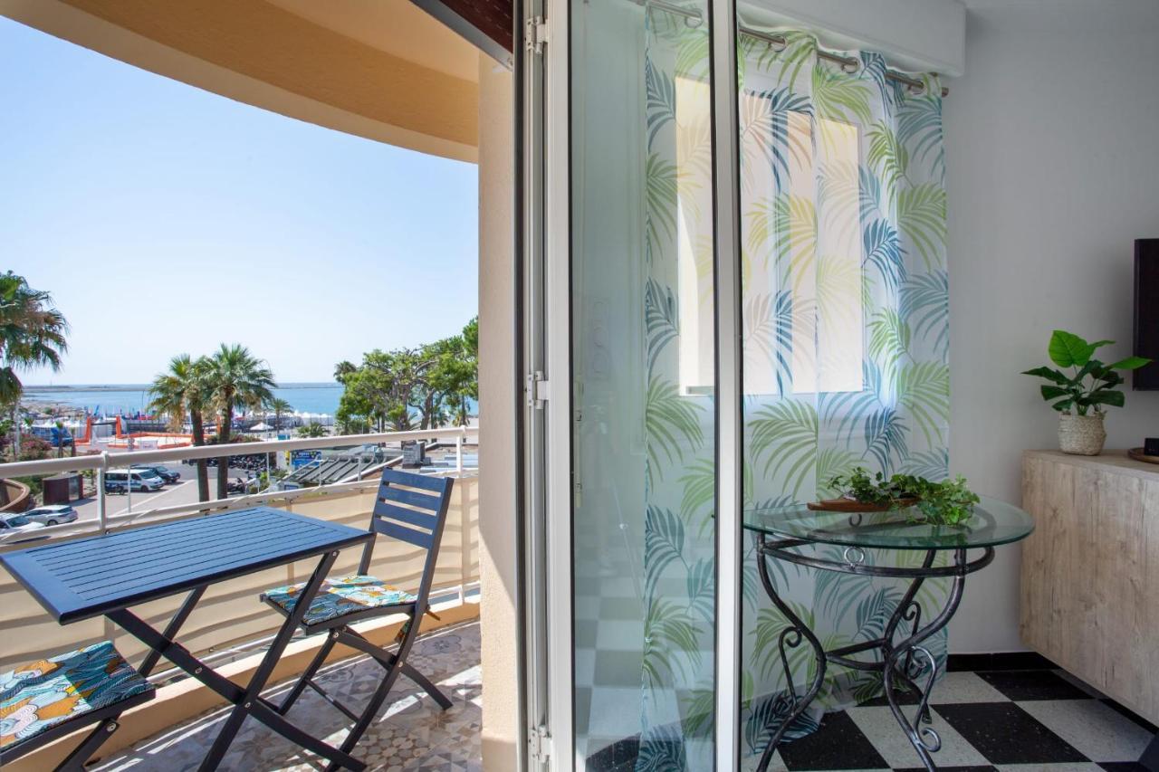 Apartment T2 Air-Conditioned Sea View Saint-Laurent-du-Var Dış mekan fotoğraf